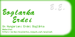 boglarka erdei business card