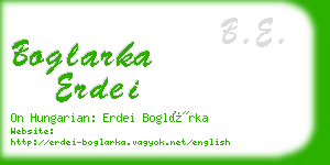 boglarka erdei business card
